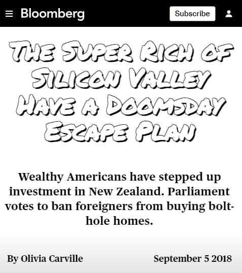 2018年9月5日 Bloombergへのリンク画像です。