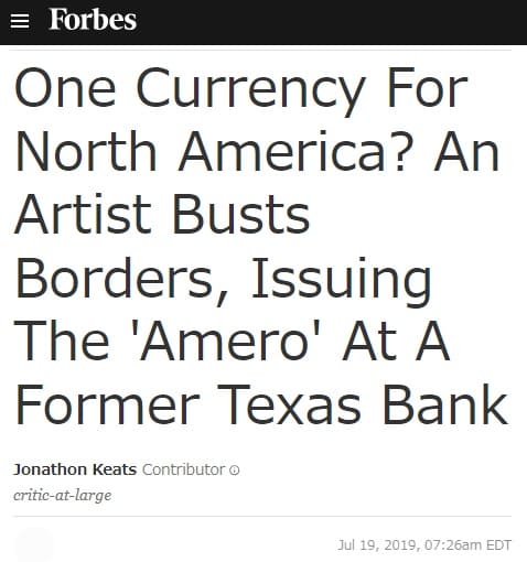 2019年7月19日 Forbesへのリンク画像です。