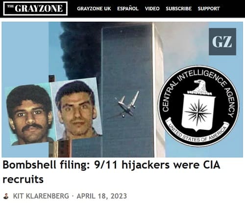 2023年4月18日 The GRAYZONEへのリンク画像です。