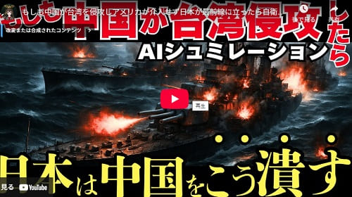 2025年5月5日 Youtube@軍事情報エックスへのリンク画像です。