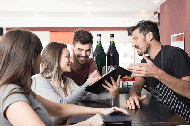 レストランのキーヴィジュアル