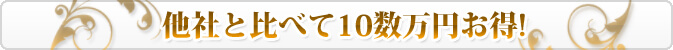 年間で比べると10数万円お得！