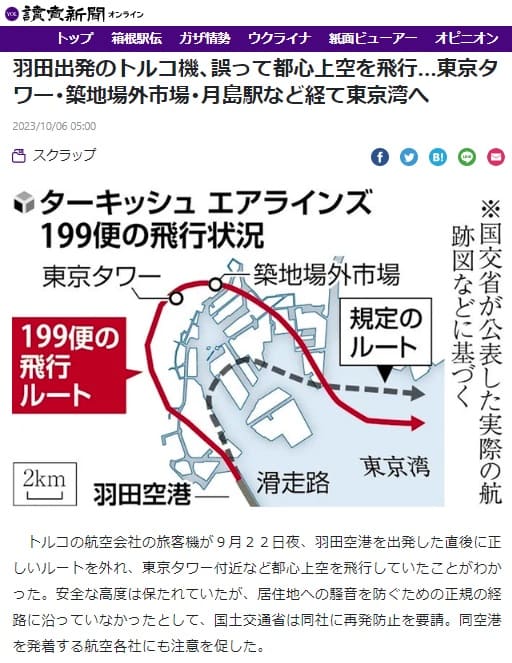 2023年10月6日 読売新聞へのリンク画像です。