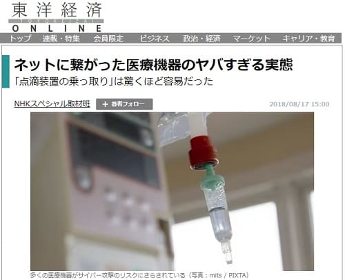 2018年8月17日 東洋経済ONLINEへのリンク画像です。