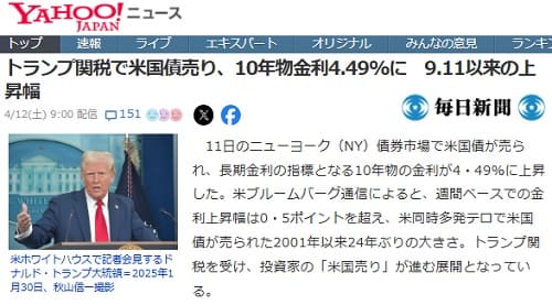 2025年4月12日 Yahooニュースへのリンク画像です。