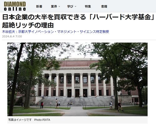 2024年6月4日 ダイヤモンドオンラインへのリンク画像です。