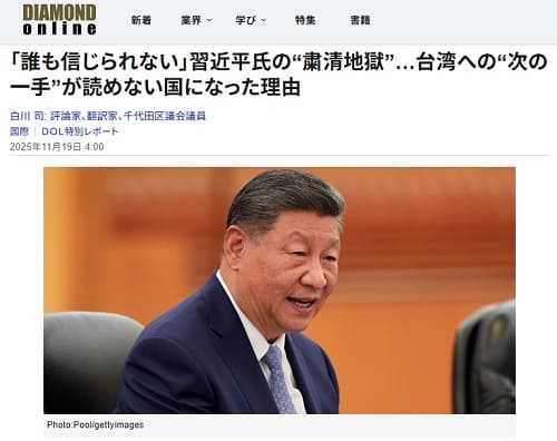 2025年11月19日 ダイヤモンドオンラインへのリンク画像です。